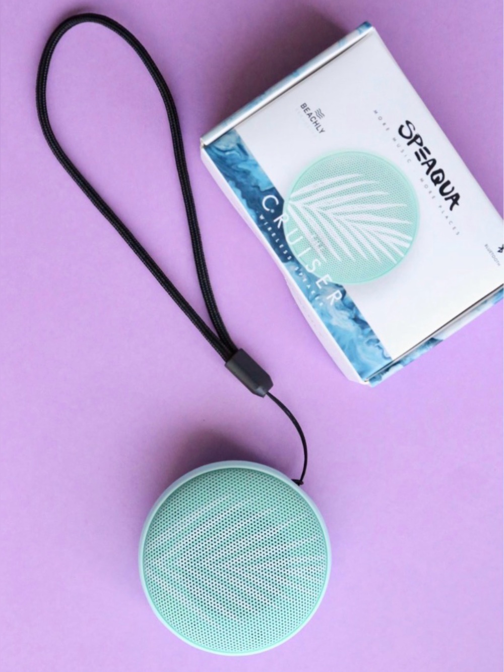 Speaqua Cruiser H2.0 Portable Waterproof Compact Bluetooth SpeakerTahitian Blue